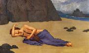 Alexandre Seon Orpheus' Lamentation oil on canvas